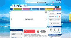 Desktop Screenshot of explorecayman.com